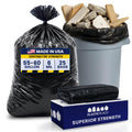 55-60 Gallon Black Heavy Duty Trash Bags 25 Count D41849