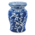 Ceramic Garden Stool 18" Side Table O739