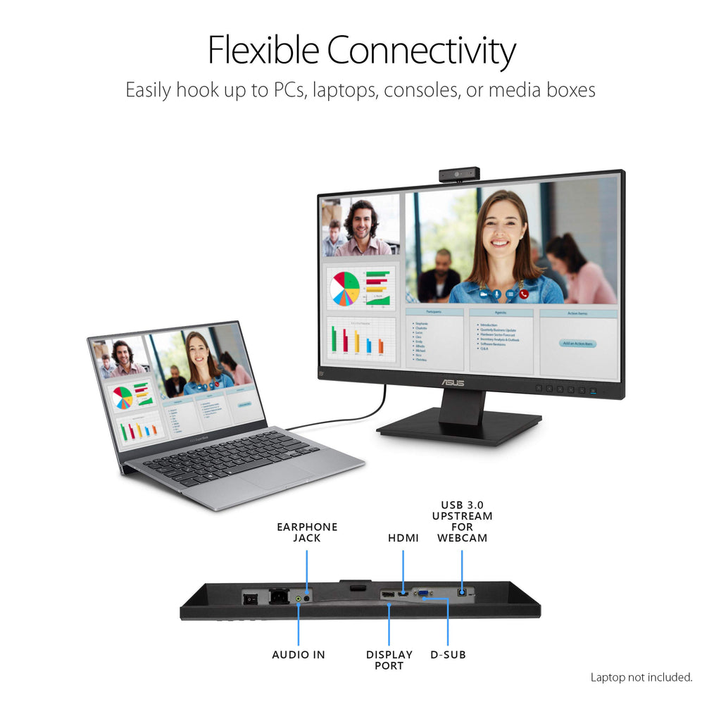 24 Inch 1080P Computer Monitor with Webcam J781