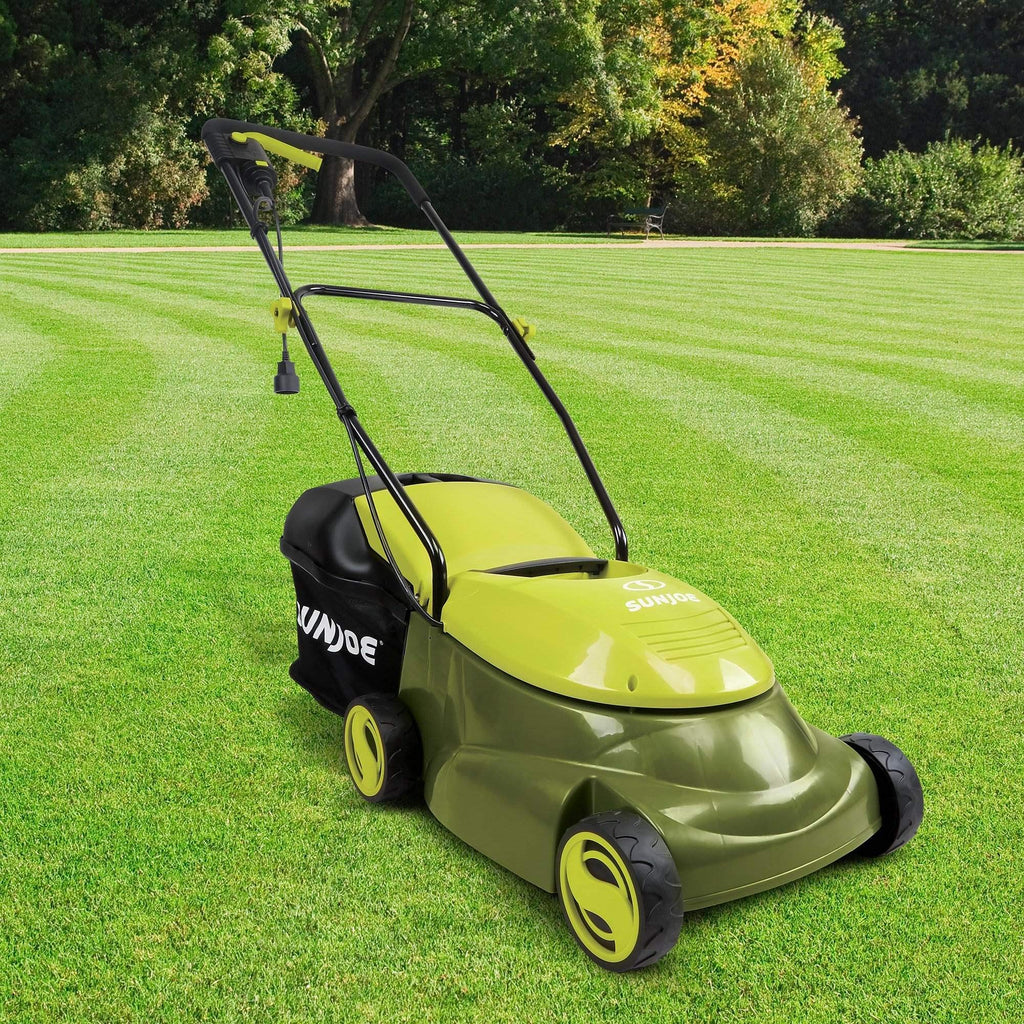 14-Inch 12-Amp Electric Lawn Mower with 10.6-Gallon Bag B9928