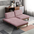 78.7" Pink Velvet Sofa Bed Z869094