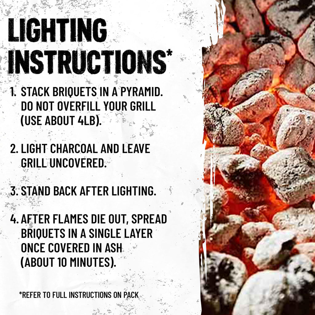Instant Charcoal Briquettes 12 lbs H860