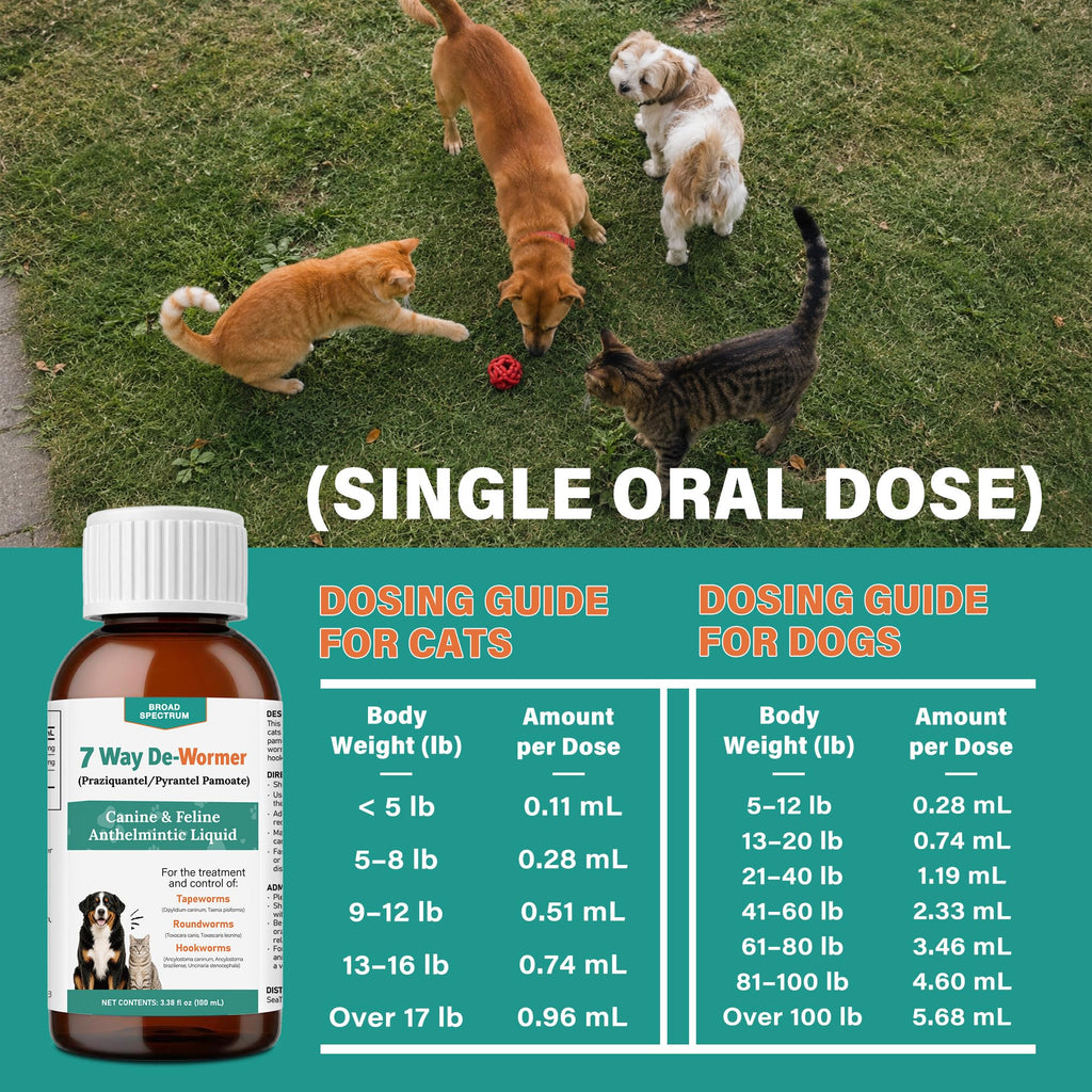 Dewormer for Dogs and Cats 3.38 fl oz Y705